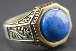 Sterling Gümüş Yüzük, Turkuaz Taş - Görsel 2