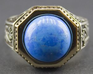 Sterling Gümüş Yüzük, Turkuaz Taş - Görsel 3