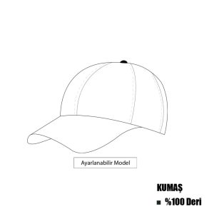 Kahverengi Deri Spor Şapka - Görsel 5