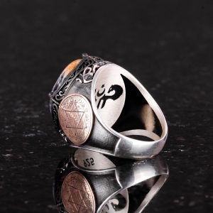 Pietersite Taşlı Yüzük - 925 Ayar Gümüş Erkek Yüzüğü - Görsel 6