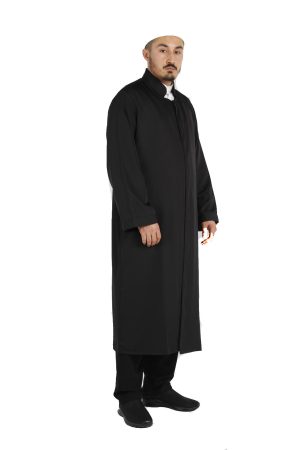 Siyah veya Beyaz, İslam Erkek Giyim, Galabiyya, Cubbe, Jubbah, İslam Giyim, Müslüman Uzun Kurta, Müslüman Giysiler C:11 - Görsel 4