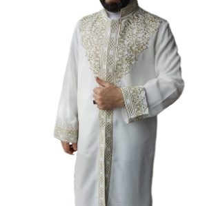 İslam Erkek Giyim, Namaz Cübbesi Harakani, Cübbe, Punto Cübbe, Cübbe, Müslüman Uzun Kurta, Müslüman Giysileri - Görsel 6