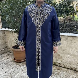 İslam Erkek Giyim, Cübbe, Müslüman Uzun Kurta, Müslüman Cüppe Türban, Namaz Cüppesi Harakani, Cübbe, Punto Cübbe - Görsel 8