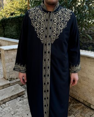 İslam Erkek Giyim, Namaz Cübbesi Harakani, Cübbe, Punto Cübbe, Cübbe, Müslüman Uzun Kurta, Müslüman Giysileri - Görsel 9