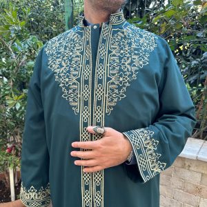 İslam Erkek Giyim, Cübbe, Müslüman Uzun Kurta, Müslüman Cüppe Türban, Namaz Cüppesi Harakani, Cübbe, Punto Cübbe - Görsel 5