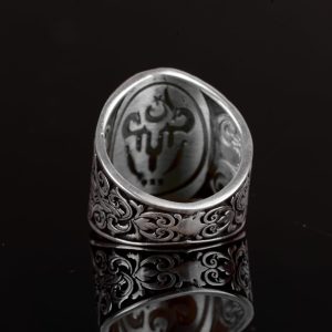 Kambo 926 Sterling Silver Wolf Ring For Men - Unique And Durable Design With Intricate Wolf Head Detail - Görsel 7